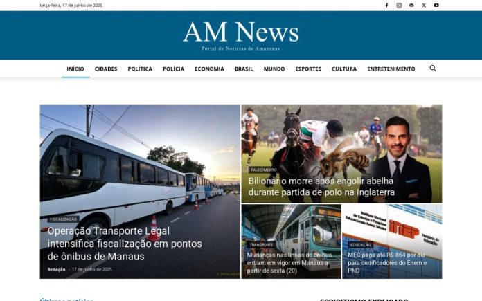 AM News - Últimas notícias de Manaus, do Amazonas, Brasil e Mundo (1) AM News